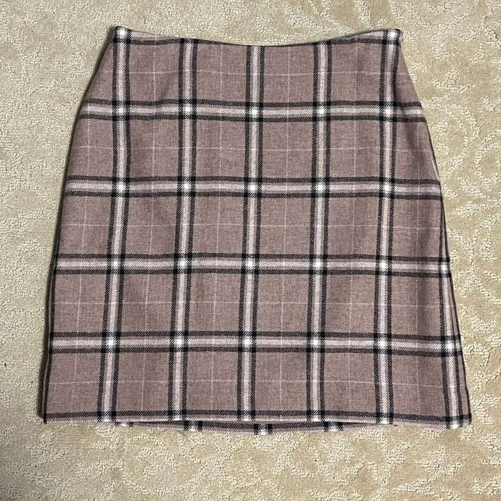 Ann Taylor plaid skirt